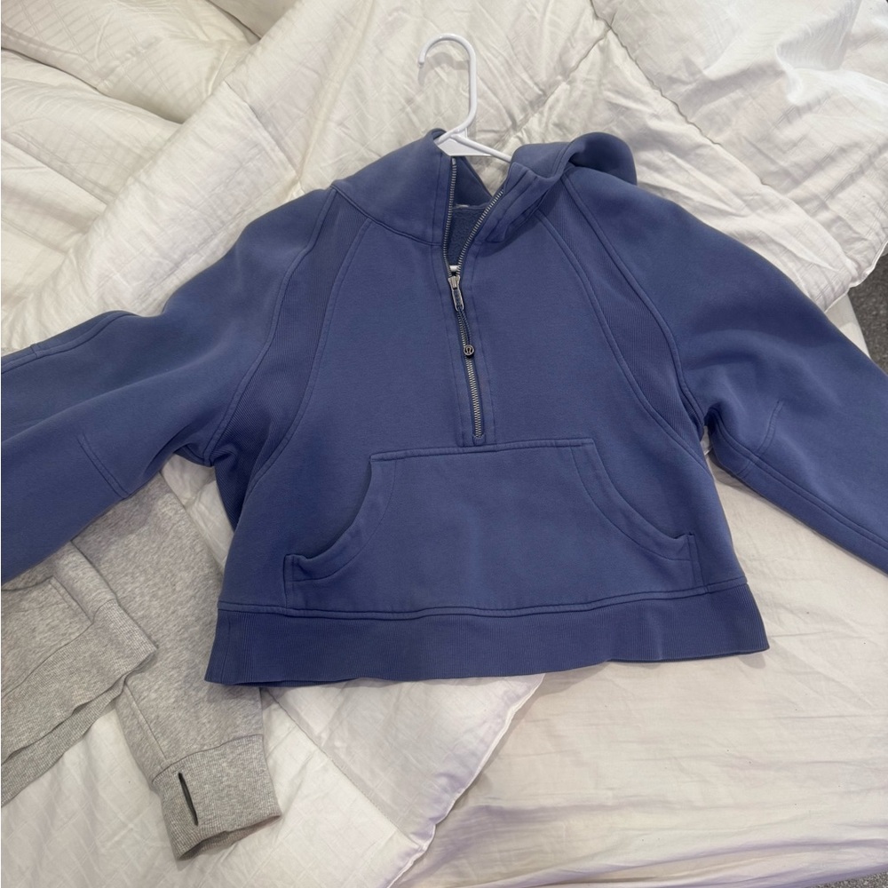 Lululemon Blue Half-Zip scuba